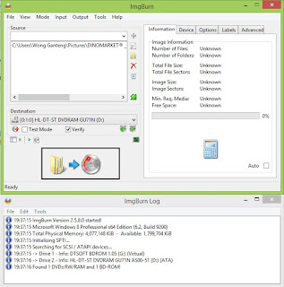 Cara Burning CD/DVD dengan Imgburn