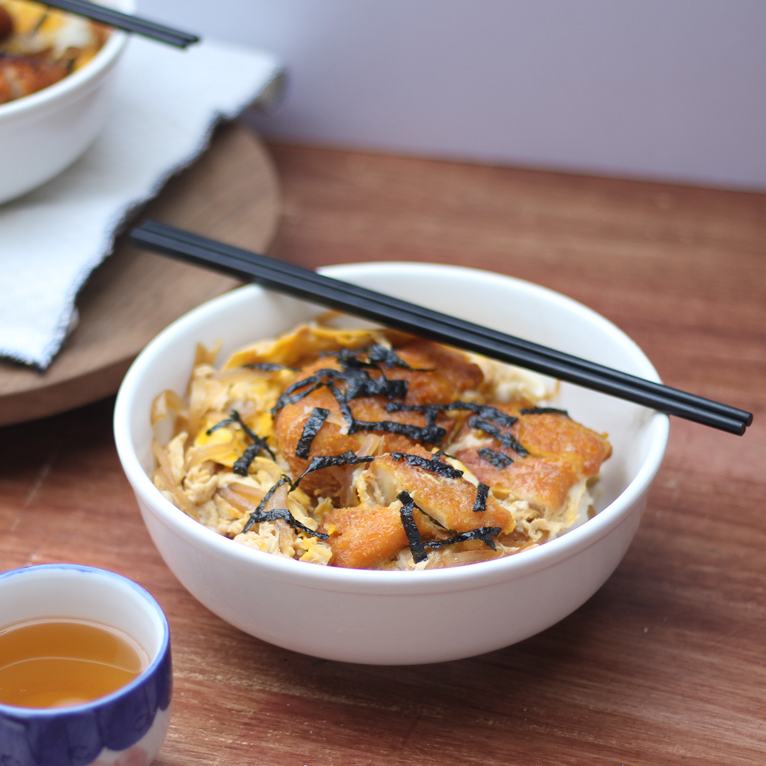 Easy and Simple Chicken Katsudon Milk Mochi