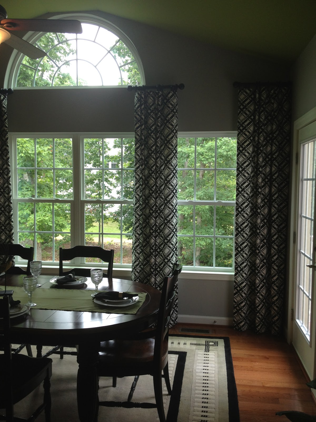 Building Our Jefferson Morning Room Window Treatments Morning Room Window Treatments