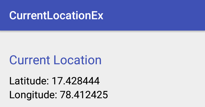 Android Development Tutorials: Get current location coordinates using