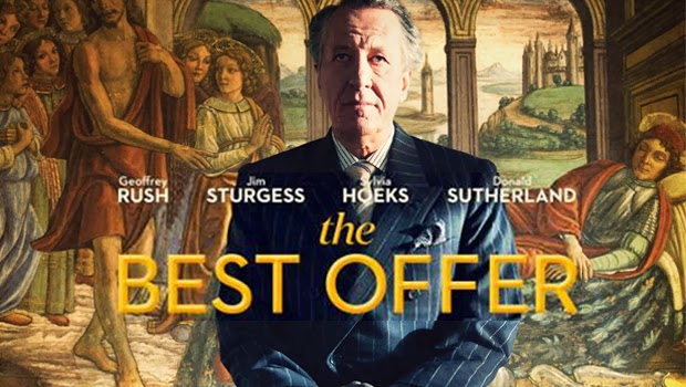 Recenzja filmu "The Best Offer" Koneser 2013 - Geoffrey Rush, Jim Strugess, Donald Sutherland | Zjadacz Filmów Blog Filmowy
