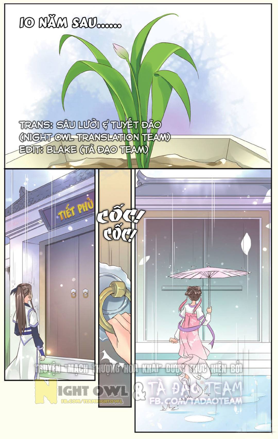 Mạch Thượng Hoa Khai Chap 1 - Next Chap 2