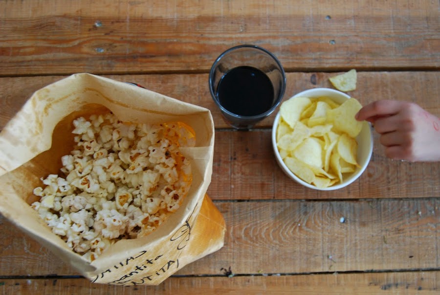 Palomitas caseras en el microondas en tres minutos