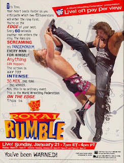 WWF / WWE Royal Rumble 1996: Event poster
