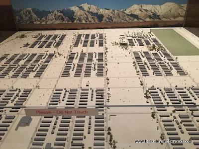 site map at Manzanar National Historic Site in Independence, California