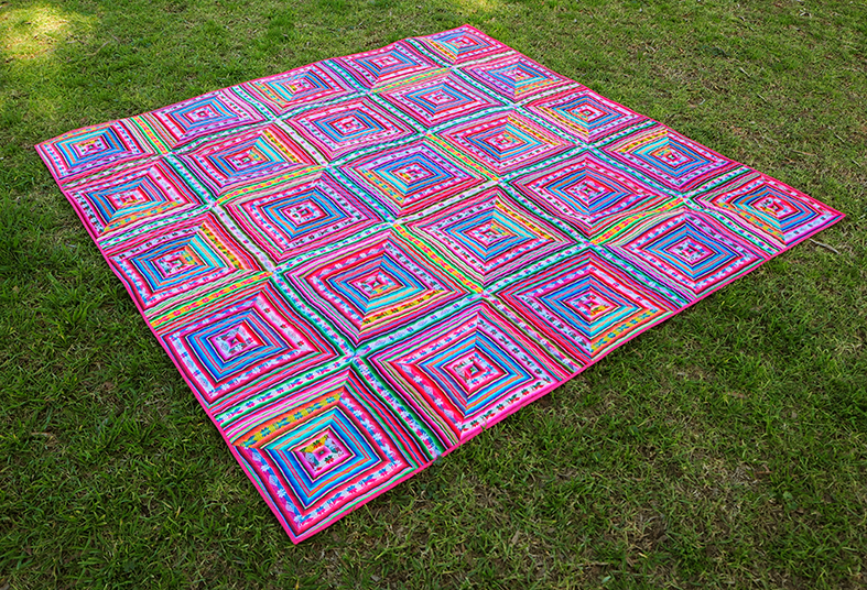 Stitch and Yarn Fiftieth birthday quilt