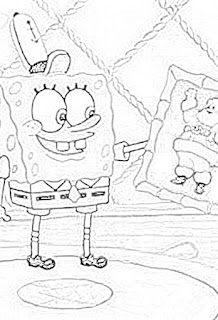 SpongeBob SquarePants Christmas coloring pages holiday.filminspector.com