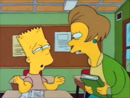 Simpsons bart's birthday picture