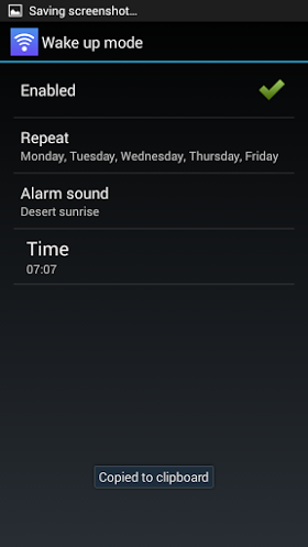 Menkind wifi iKettle Alarm and wake up mode settings
