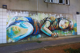 Sunday Street Art : Alice Pasquini - place Jean Vilar - Vitry-sur-Seine