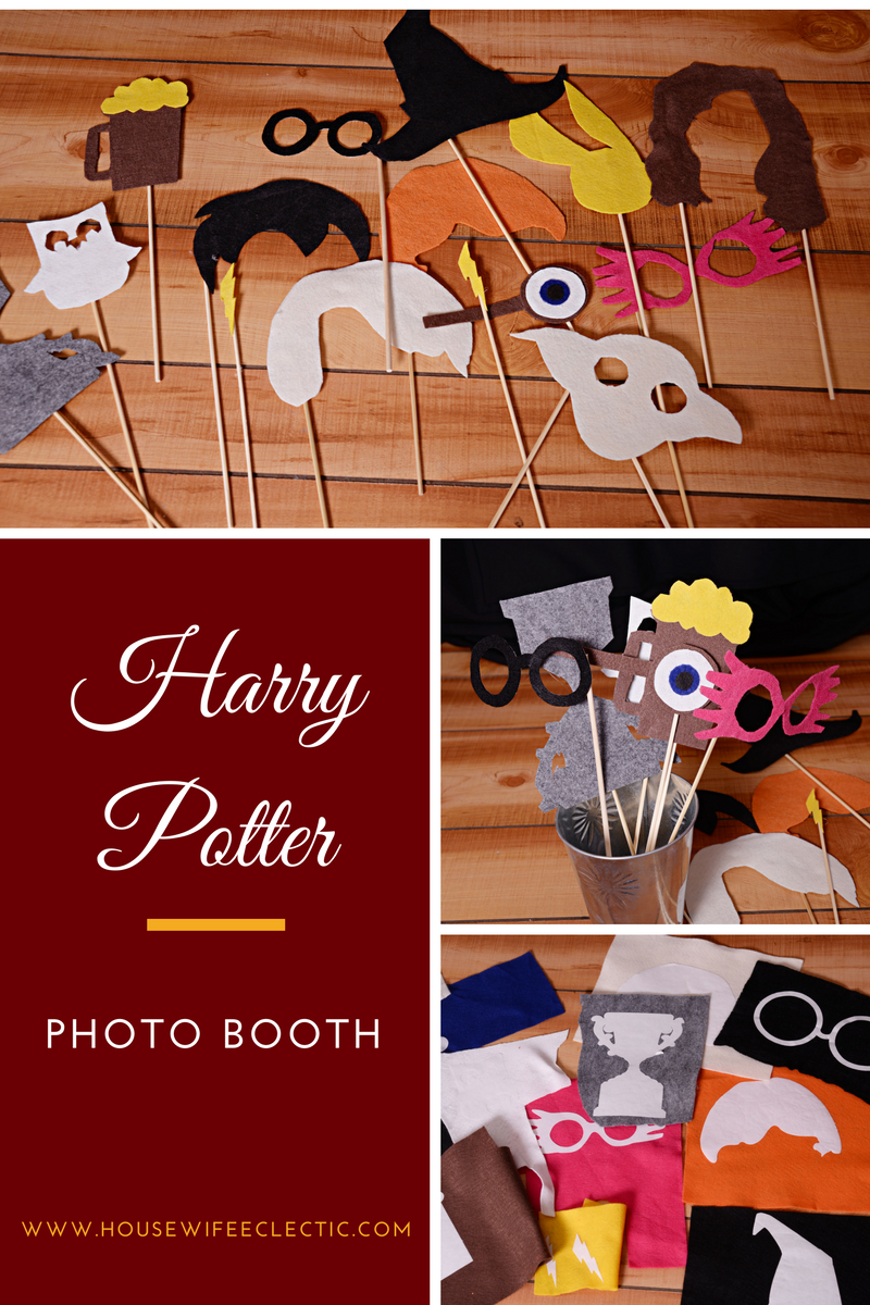 Harry Potter Photo Booth with a Cricut - Housewife Eclectic