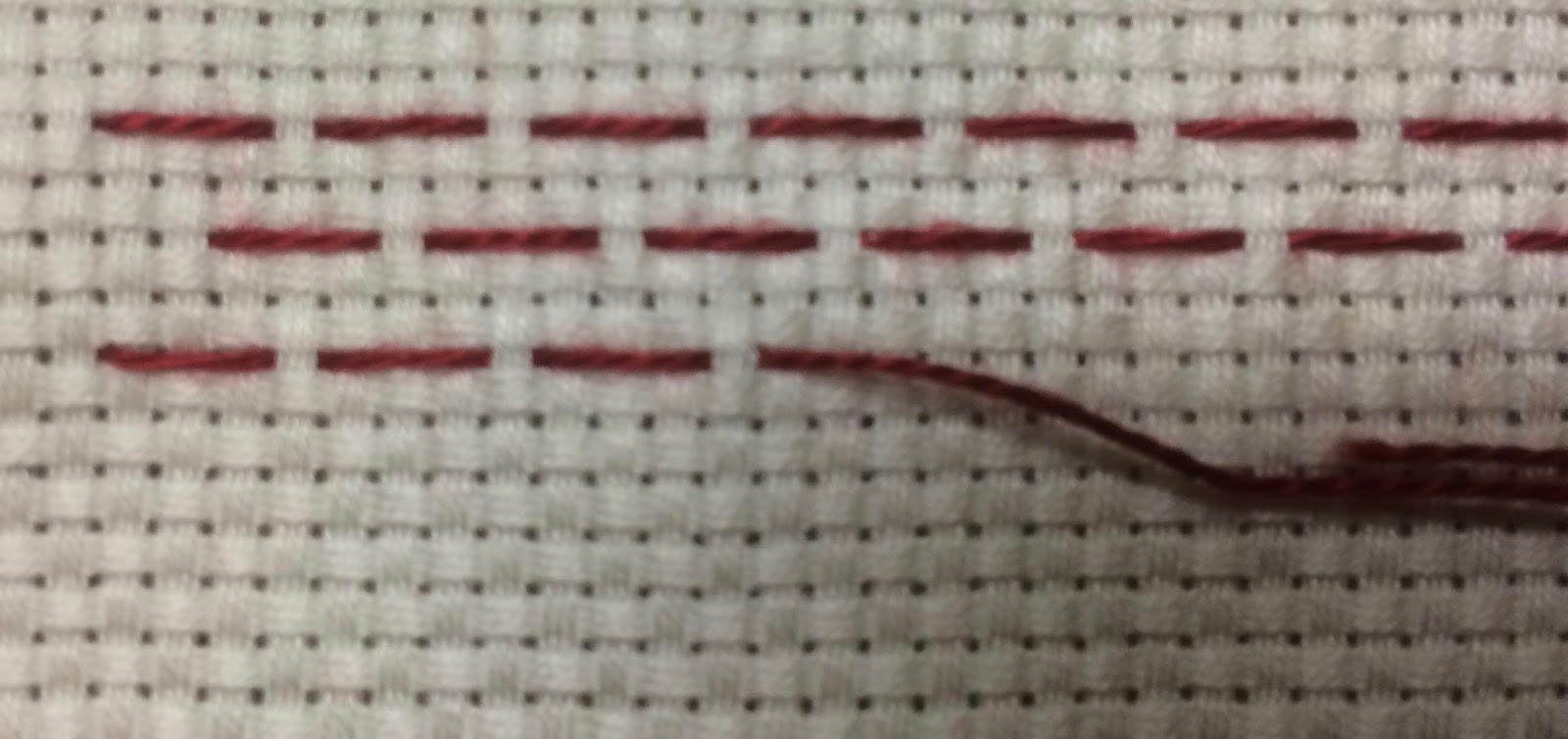 Queenie's Needlework Sunday Stitch School Lesson 10 Japanese