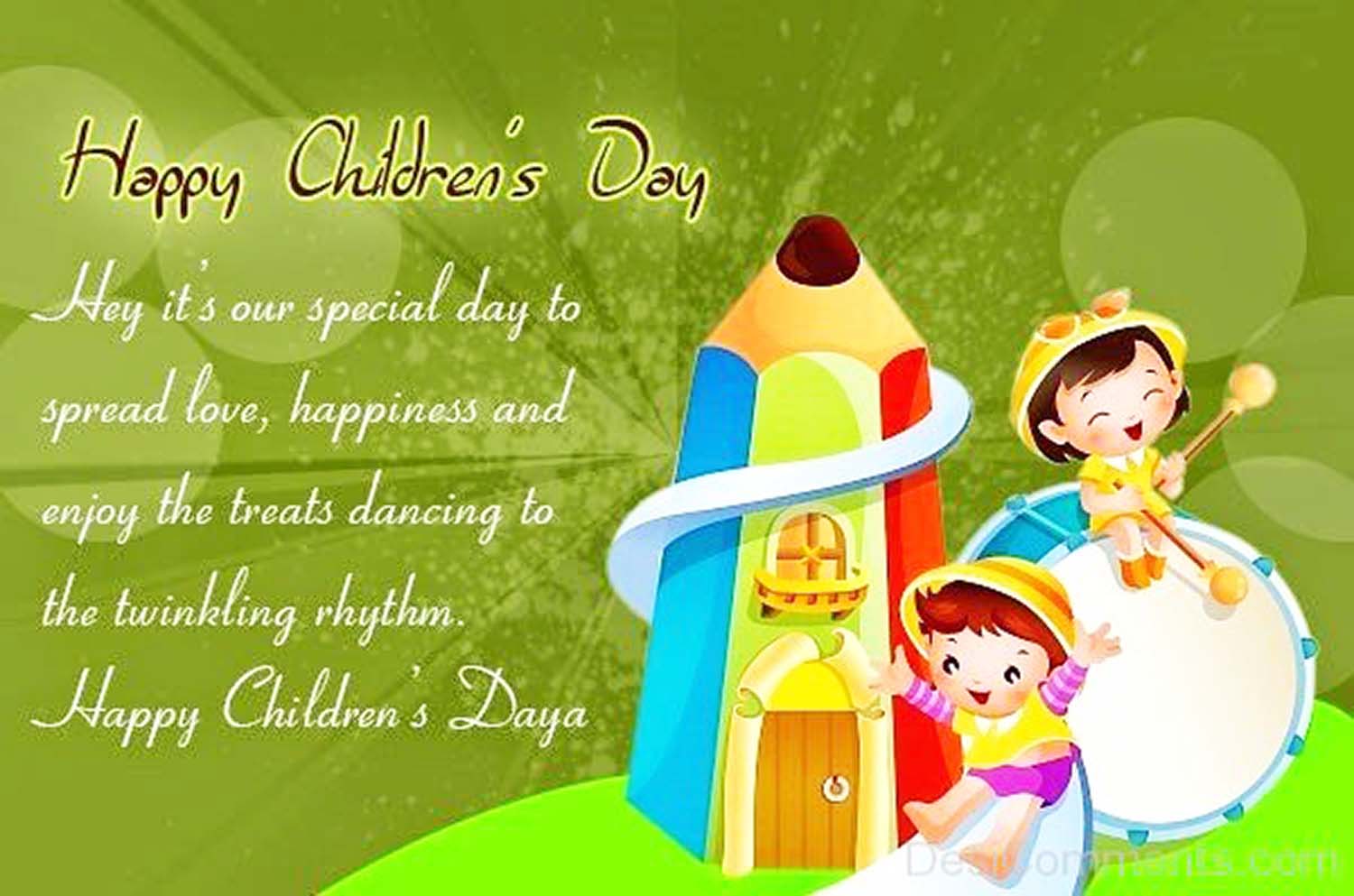 Happy Children's Day Poems In English