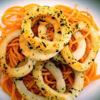  Argolas de pota com massa picante