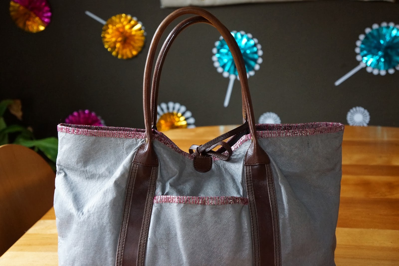 Lena Sekine DIY tote bag makeover