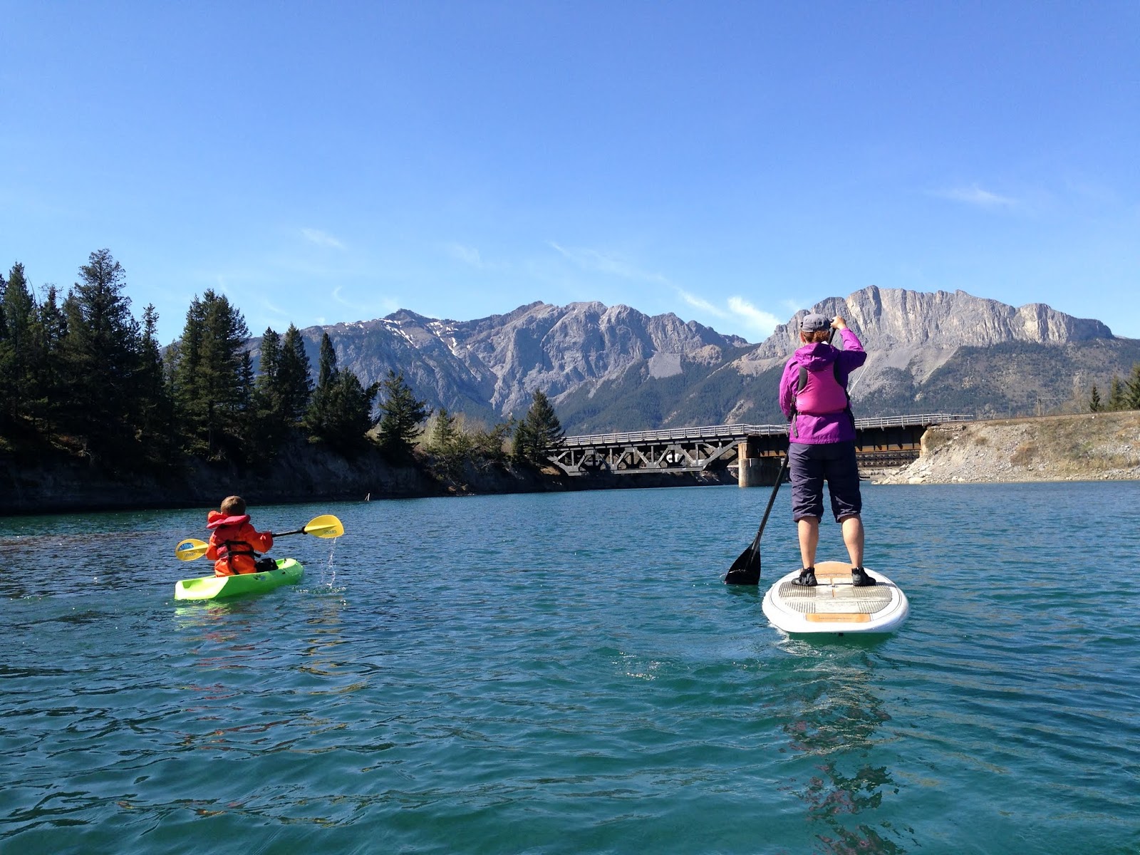 Family Adventures in the Canadian Rockies Family Paddling on the