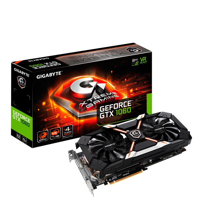 GIGABYTE Releases GeForce GTX 1060 XTREME GAMING 6GB Graphics Card ...