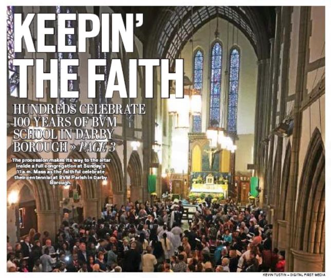 A salute to BVM in Darby Borough