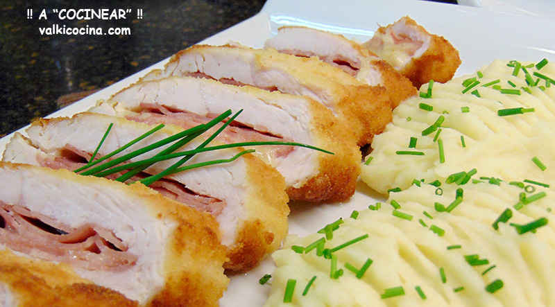 Solomillo de pavo relleno de bacon y queso