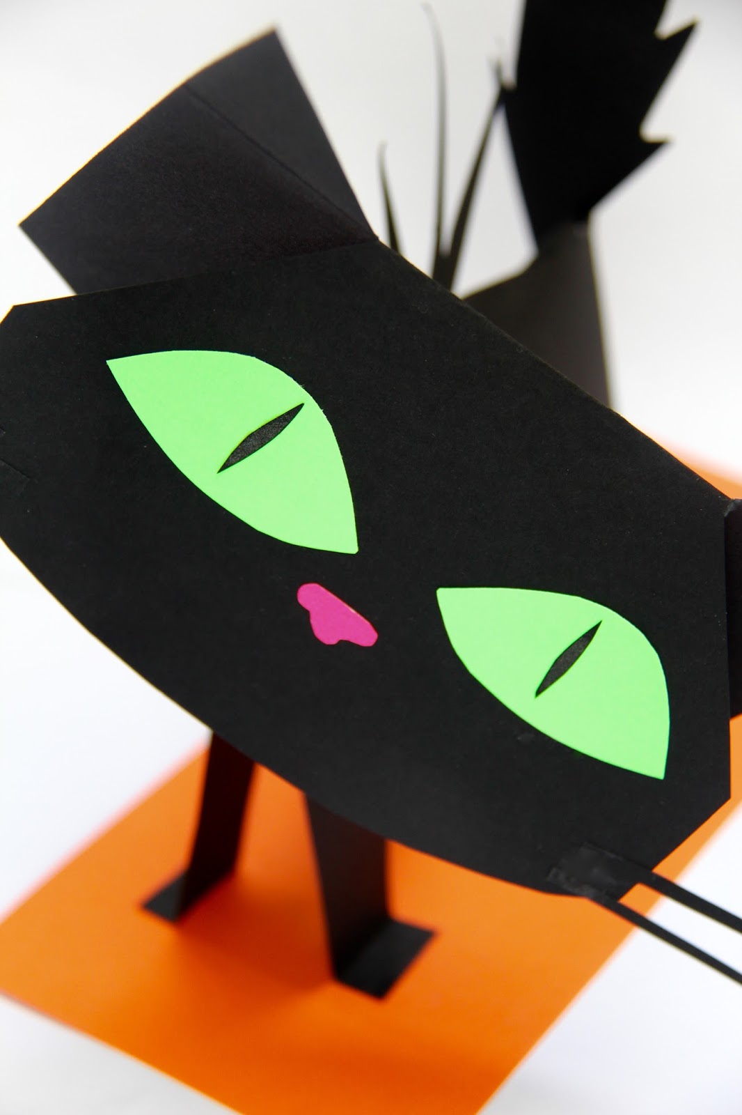 Da Diddley Craft Craft Halloween Black Paper Cat