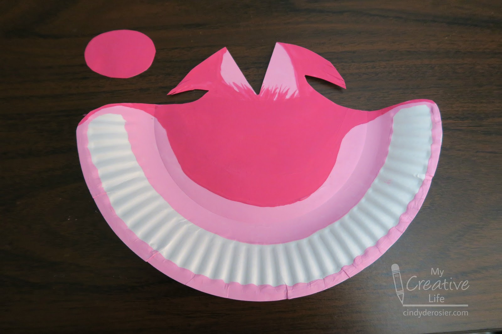 Cindy deRosier My Creative Life Paper Plate Cheshire Cat