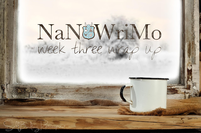 nanowrimo week three wrap up, update