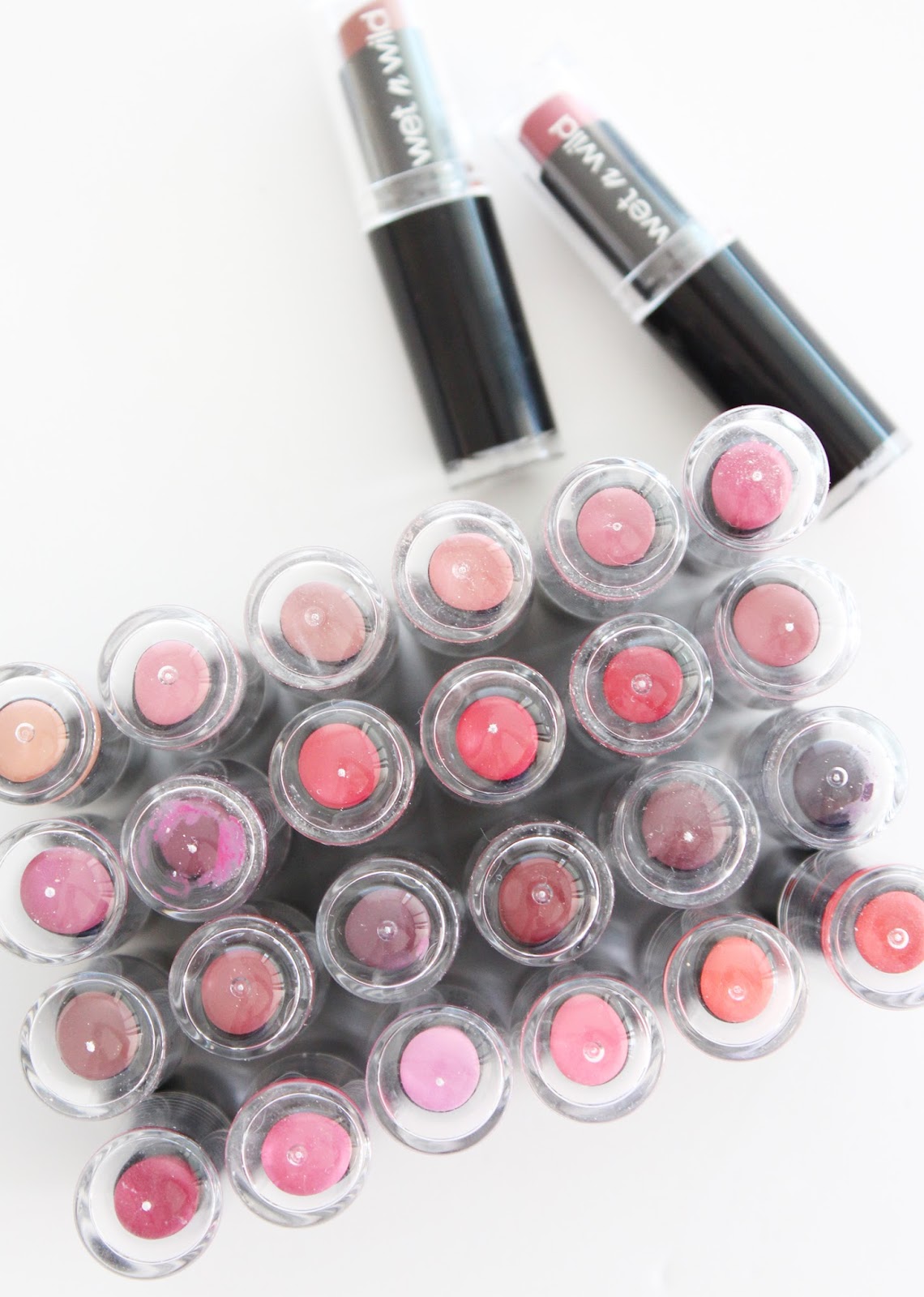 WET N WILD | MegaLast Lipsticks - Complete 26 Shade Collection + Swatches - CassandraMyee