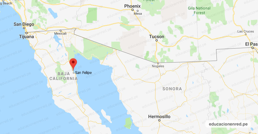 Temblor en México de Magnitud 4.3 (Hoy Miércoles 01 Abril 2020) Sismo - Epicentro - San Felipe - Baja California - B.C. - SSN - www.ssn.unam.mx