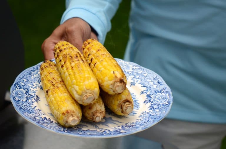 Corn off the grill