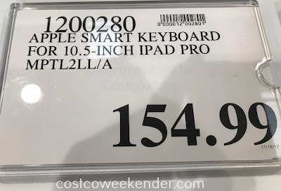 Deal for the Apple Smart Keyboard for 10.5-inch iPad Pro (MPTL2LL/A) at Costco