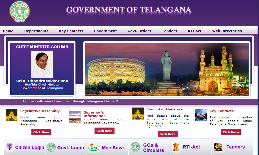 Telangana State Govt Portal www.telangana.gov.in TS State Govt Portal