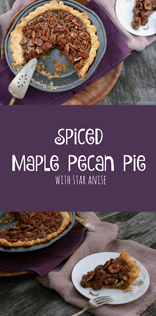 Spiced Maple Pecan Pie with Star Anise