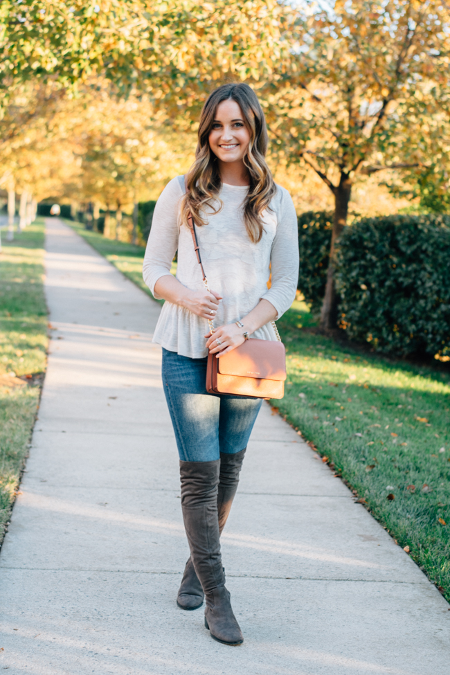 it's all good: Fall Essentials: Grey Over the Knee Boot
