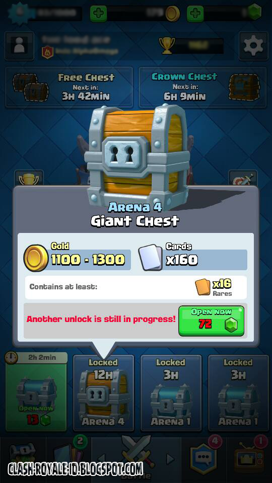 Cara mendapatkan giant chest, magical chest, super magical chest Clash