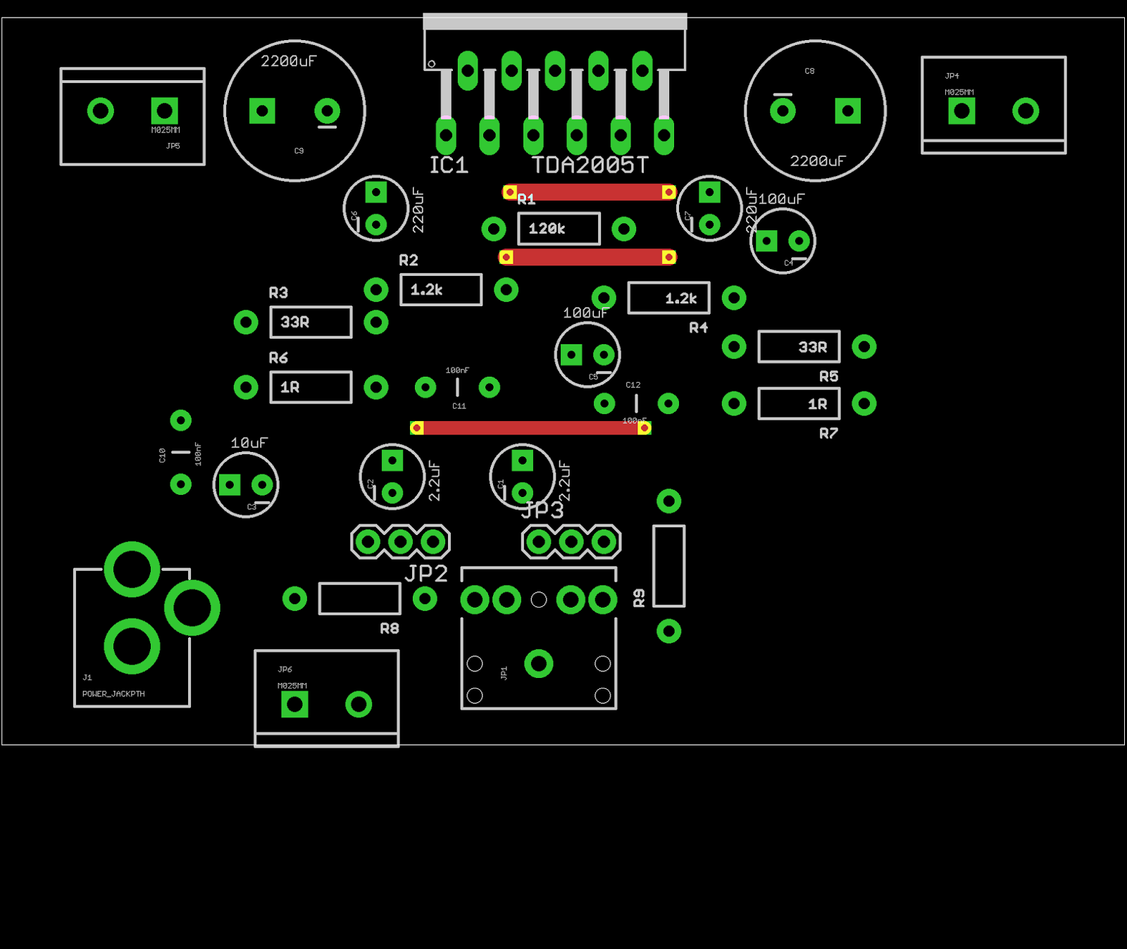 The Answer is 42!!: TDA2005 Stereo Amplifier