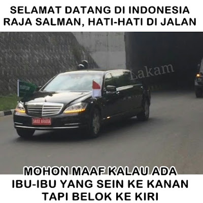 9 Meme 'Raja Salman' Ini Ikut Meramaikan Kedatangannya Ke Indonesia