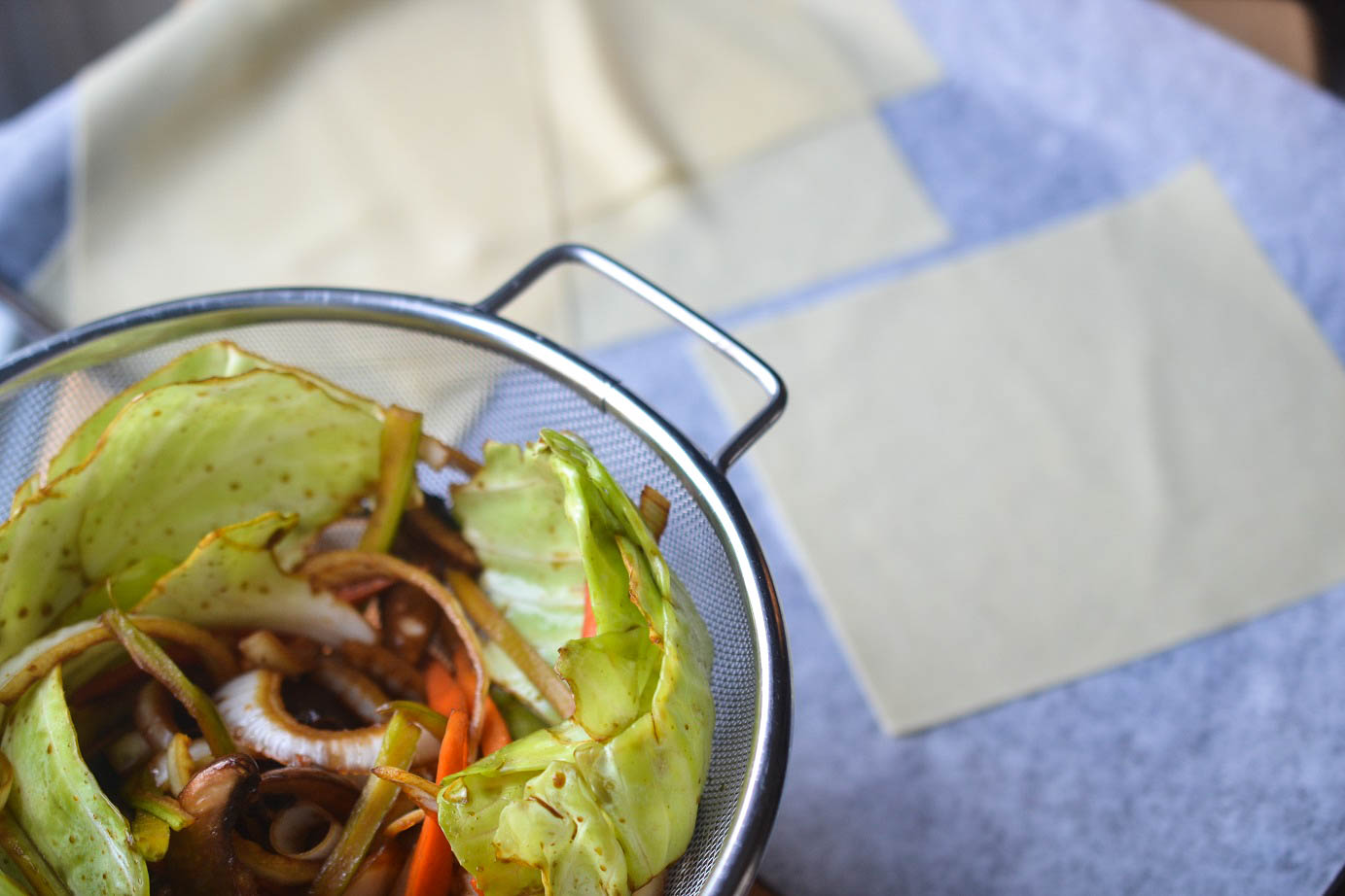 Greedy Girl Mushroom Egg rolls