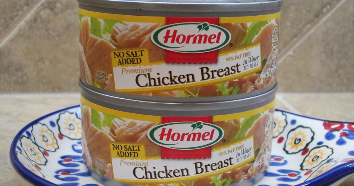 Please, DON'T pass the salt! Hormel No Salt Added Canned Chicken Breast