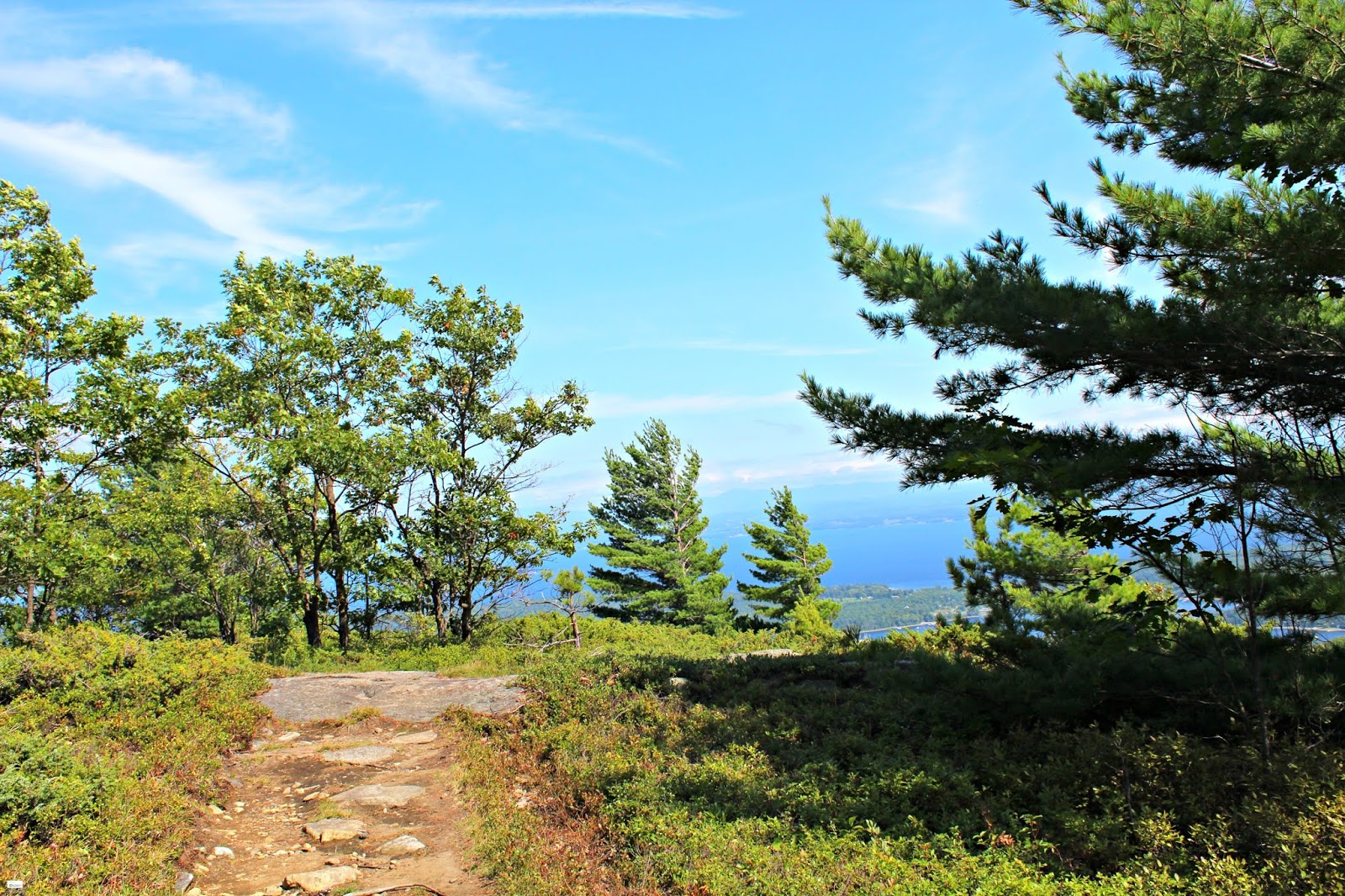The Top of Rattlesnake Mountain in the Adirondack Mountains // New York