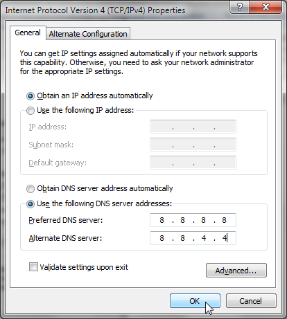 Dns tercepat 2021