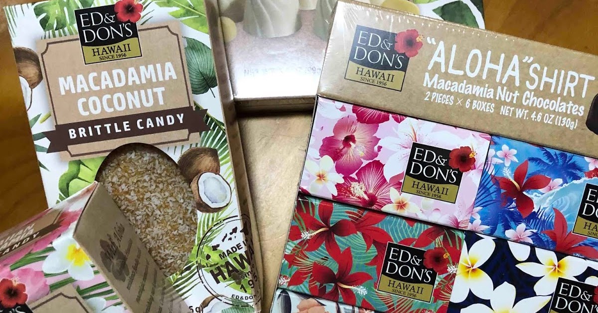 Hawaii Mom Blog Ed and Don's of Hawaii Releases Aloha Shirt Chocolates