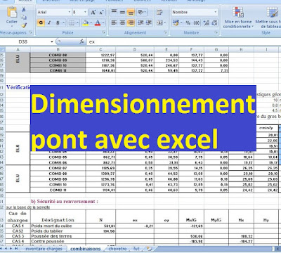 Calcul de pont sur excel