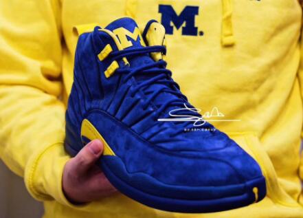 jordan 12 michigan for sale