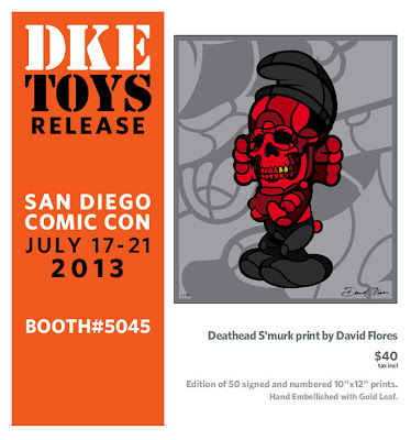 San Diego Comic-Con 2013 Exclusive Deathead S'murk Print by David Flores