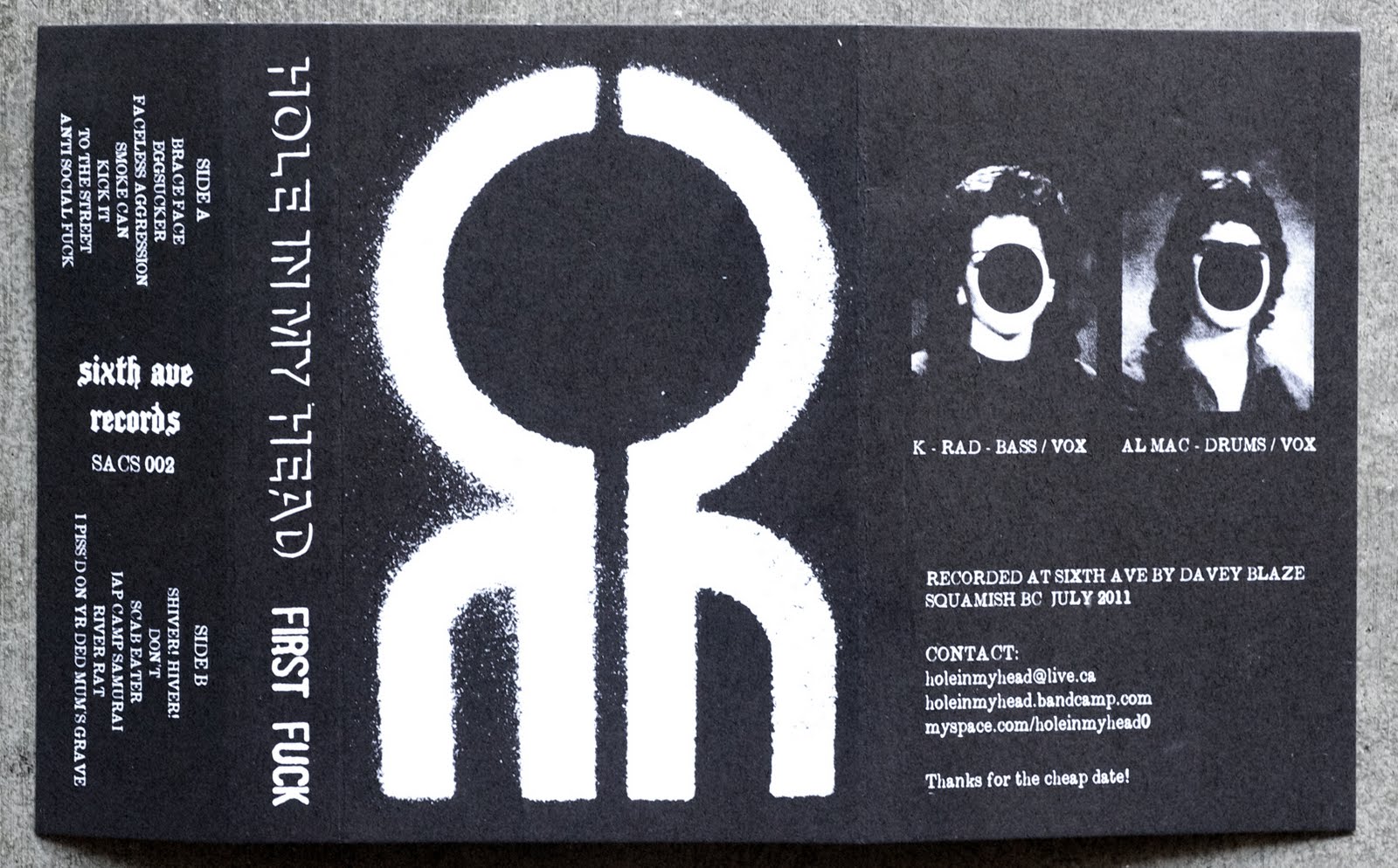 Art 4 Punks! Hole In My Head....