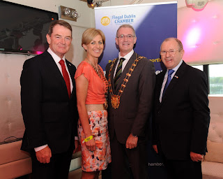 Austin McCabe Vice-President Symantec Ireland and Mayor of Fingal Kieran Dennison 