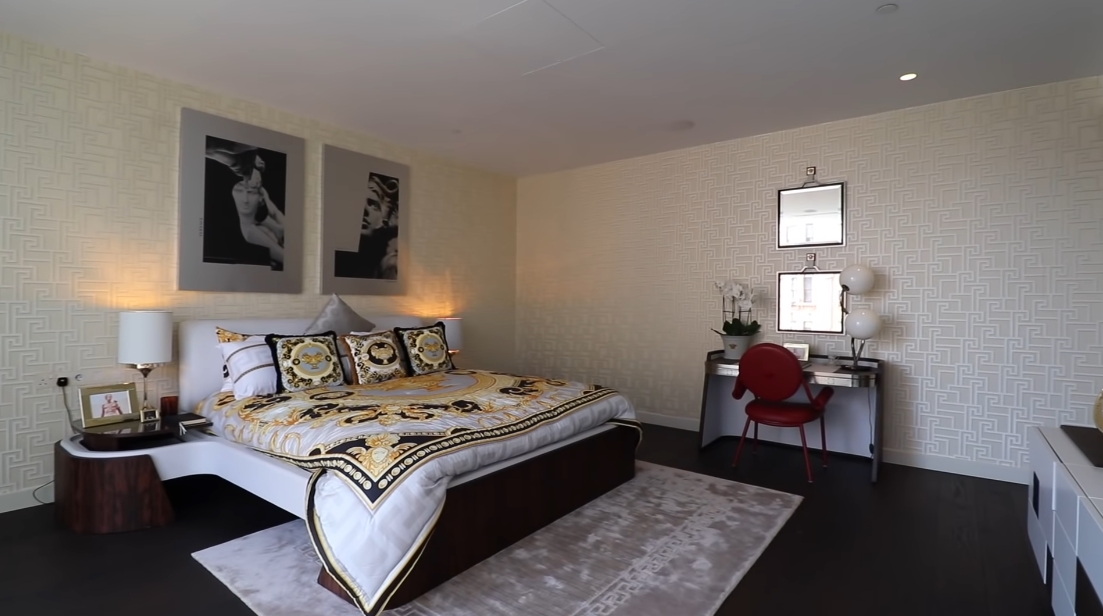 17 Interior Design Photos vs. DAMAC Tower Nine Elms London By Versace Luxury Condo Tour