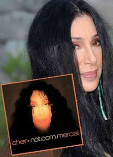 Cher, and the cover of 'Not.com.mercial'