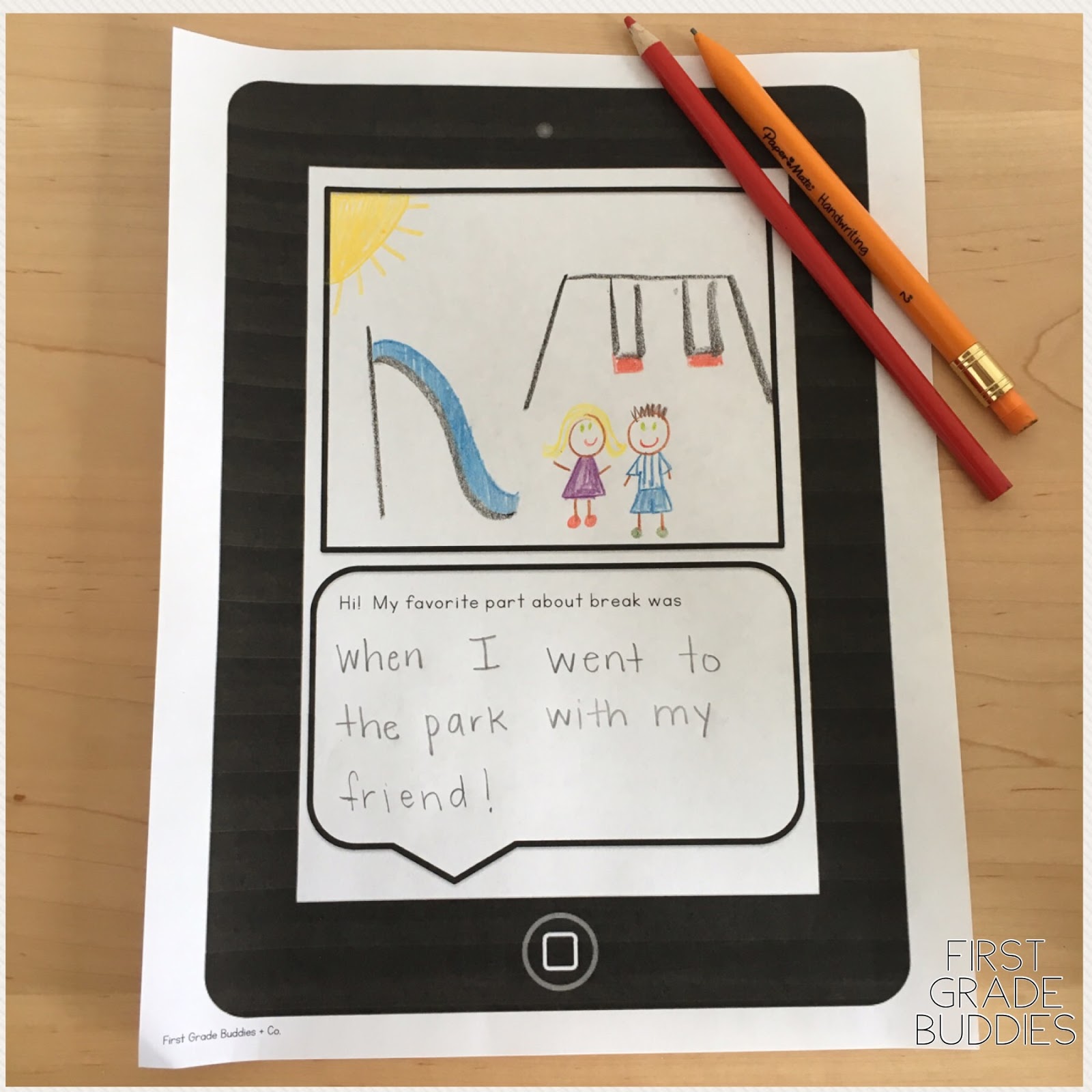 Pen Pals Through the Year First Grade Buddies