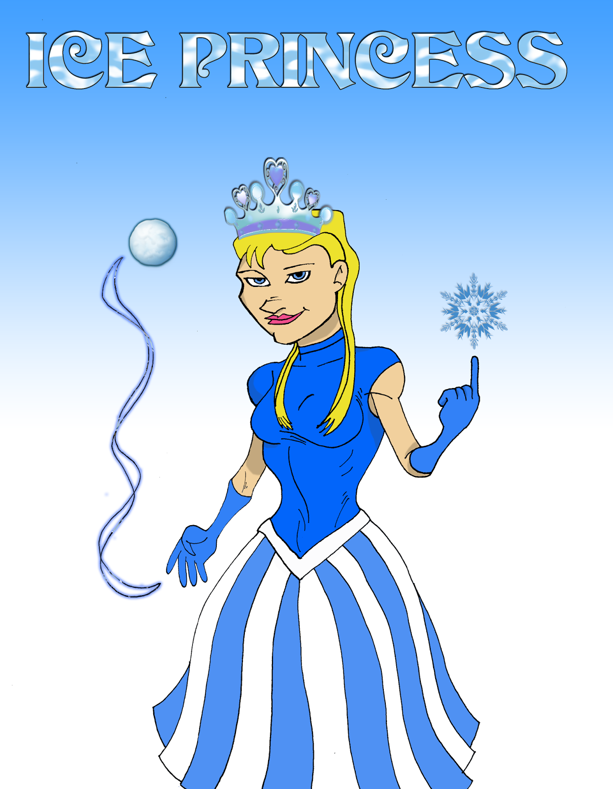 Draw For Kids (Azevedo Bros. Art Blog) ICE PRINCESS (Lafayette)